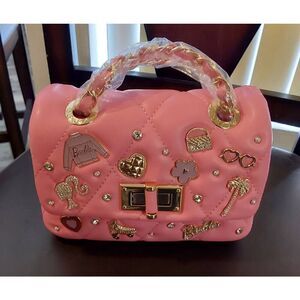 NEW~Aldo Barbie Pink Cushions & Charms Limited Edition Crossbody Bag Purse
